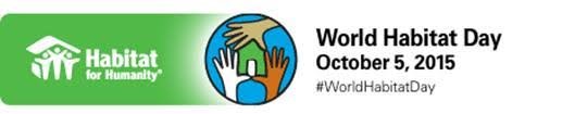 World Habitat Day is October 5-Habitat for Humanity
